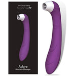 2-in-1 Vibrator for Intense G-Spot & Clitoral Orgasms | Curved Bulbous End for Internal Pleasure | Flickering Tongue for Oral Sensations | Rechargeable & Easy to Clean | Customize Your Pleasure