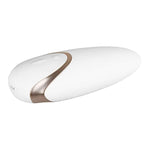 Lay-On Vibrator - Discreet Clitoral Stimulator, 7 Vibration Programs - Skin-Friendly Silicone, Battery Operated