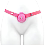 Male Concealed Invisible Cage with Drop Assist Strap (US-A61) (Pink)