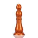 Anal Stretcher Long Butt Plug Liquid Silicone Anal Beads Flexible Suction Cup Dildo for Prostate Massage Adult Sex Toys for Men Women Couples Advanced (M)