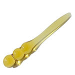 Glass Double Dildo for Beginners, 7.87 Inch Crystal Clear Anal Butt Plugs