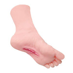 Male Masturbators Cup, Realistic Fetish Foot with Torso and Vaginal, Female Mannequin Foot Male Masturbation Stroker for Man (Left)