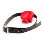 Ball Gag Silicone Soft Mouth Sex Balls with Adjustable Bondage Strap Ballgag for SM Adult Fetish Restraint Kit (Red)