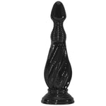 Anal Plug Butt Plug, Bottle Shaped Anal Dildo, Soft Prostate Massager, Anal Dilator with Powerful Suction Cup for Hands Free Play, Sex Toy for Women Male (S)
