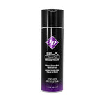 ID Lubricants Silk Personal Lubricant - Water and Silicone Based Lube, 4.4 Fl Oz Bottle, Creamy White, (SLK-04)