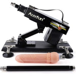 AuxFun Sex Machine Automatic Thrsting Machine for Beginner Women Men Fucking Machine Devices with Realistic Dildo, Adult Sex Toy Massager