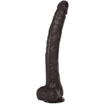 15.3 Inch Big Black Dildo,Long Realistic BBC Dildo with Suction Cup,Adult Sex Toy for Women Men