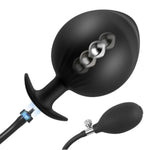 Inflatable Anal Plug Large Butt Plug with Anal Pump Magnetic Design