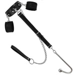 Anal Hook Sex Leash with Bondage Collar Handcuffs to Sex Self Bondage Set
