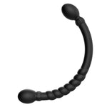Butt Plug Double Ended, Silicone Anal Dildo Anal Beads, Double Dildo Butt Plug G-spot Prostate Massager Sex Toy for Men Women Couples
