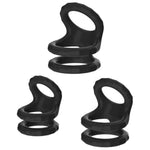 3PCS Cock Ring Set Erection Soft Stretchy Penis Rings Silicone Sex Toys for Men, Triple Lock Delay Erection Longer Harder Stronger Adult Tools?S+M+L?