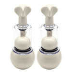 Adjustable Nipple Sucker Set 2 Pcs Clit Suction Cup Nipple Pressure Toy