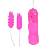 Dual Nubby Silicone Bullets - Remote Vibrator for Clitoral Stimulation - 5 Vibration Settings - Hypoallergenic Silicone - Perfect for Solo Play and Partner Fun - Compact Size for Travel