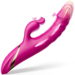 Thrusting Rabbit Vibrator for Women, Realistic Dildo Rabbit Adult Toy Quiet