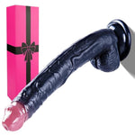 9" Soft Liquid Silicone Realistic Beginner Real Feel Dildo with Suction Cup
