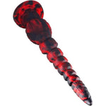 17.7" Silicone Extra Long Dildo,Flexible Anal Bead Butt Plug with Strong Suction Cup, M
