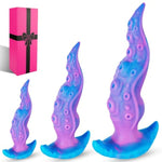 Silicone Octopus Tentacle Dildo Anal Plug Training Sets (4.7" 6.7" 8.7")