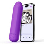 Rose Bullet Vibrator for Women - 10 Vibration Modes Silent Lipstick Vibe with App Control, Waterproof Silicone Clitoral & G Spot Stimulator, Rechargeable Portable Travel Sex Toy
