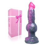9 Inch Fantasy Knot Dildo with Suction Cup, Silicone Adult Toy