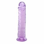 Realistic Small Dildos,7 Inch Purple Suction Cup Dildo,Soft Adult Sex Toys for Women