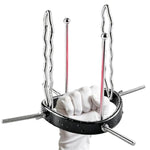 Adjustable Anal Stretcher Smooth Metal Anal Spreader for Advanced BDSM Toys