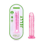 Ultra Cock Jelly Dong, Pink, 7 Inch, Realistic Flexible Dildo