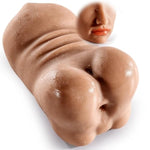 Male Masturbator with Sexy Mouth and Anus, Lifelike Pocket Pussy, Oral Sex Stroker for Men with 3D Channel Deep Throat Blowjob Sex Toy for Ultimate Gay Orgasm Pleasure