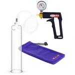 Penis Pump for Men, Black Maxi Protected Gauge, 9" x 2.00" ID