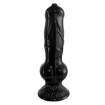 Big Dog Knot Dildo,9.65 inch Thick Wolf Monster G spot Dildos Anal Plugs with Strong Suction Cup for Women, Men Sex Toy