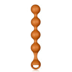 Butt Plug for Prostate Massager - Silicone Anal Beads with Pull Ring for Deep Penetration, Anal Dildo Adult Sex Toys & Games for Men Women Couples (M)