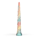 20.39 Inch Realistic Fantasy Alien Knot Anal Plug with Wide Flared Base for Prostate Stimulation and Deep Exploration, Premium Silicone Textured Monster Dildo for Men and Women,Rainbow