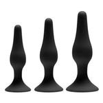 GreyGasms Apprentice 3 Piece Silicone Anal Trainer Set