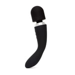 Double Ended Silicone G Spot Wand Vibrator for Women, Black