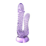 10.2 Inch Huge Realistic Dragon Double Ended Dildo for Beginners with Flared Suction Cup Base for Hands-Free Play, Flexible Monster Anal Dildo with Curved Shaft for Vaginal G-spot and Anal Play