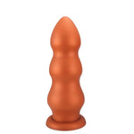 Ultra Soft Anal Butt Plug Dildo G-Spot Masturbators Adult Sex Toys with Bottom Suction Cup, Huge Silicone Anal Beads Butt Plug Anus Dilator for Beginner and Advanced Players (S)