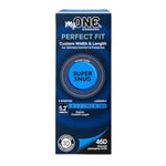 Perfect Fit Super Snug Size 45D Latex Condoms with Brass Pocket Case, 10 Count