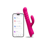 Velvo Rabbit Vibrator with Rotating Beads, G-Spot & Clit Vibrator