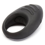 Desire Luxury Vibrating Cock Ring Adult Sex Toy for Couples Black