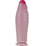 2.8 Inch Diameter Thick Huge Foreskin Dildo, 11.8 Inch Realistic Giant XL Dildo,Dual Density Silicone Suction Cup Penis,G-Spot Widened Long Anal Penis,Lifelike Uncut Toy for Experienced Men and Women