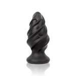 Silicone Anal Butt Plug Anal Dilator for Adult Anal Training Anal Sex Toys with Raised Lines Anal Stretcher Trainer with Strong Suction Cup Anal Sex Toys for Women Men (S)