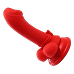 5.7 Inch Red Fantasy Realistic Dildo with Strong Suction Cup