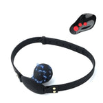 Silicone Sex Ball Gag Ballgag Harness Electric Shock Bondage Gags & Muzzles
