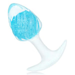Silicone Butt Plug with Safe Flared Base Sprial Anal Plug for G-spot Stimulation Prostate Massage Anal Training Adult Sex Toys for Men Women (M)
