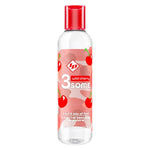 ID Lubricants 3some Flavored Sensual Massage - Wild Cherry Oral Delight & Warming Fun for Couples Pleasure - 4 fl oz Sensual 3in1 Massage Lube