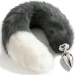 Fox Tail Plug with Detachable Butt Plug and Thickened Extended Tail