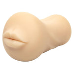 SE-0912-25-3 Stroke It Mouth Male Masturbator - Ivory