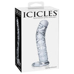 Icicles No.60 Glass G-Spot Dildo | Harness Compatilbe Strap-on Dildos | P-Spot