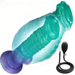 Inflatable Monster Dildo Anal Plug, Horse Fantasy Dildos with Big Knot, Expanding Dildo with Release Valve for Precise Sizing, Adult Sex Toys for Anal and Vaginal