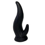 Fantasy Dual-Headed Dildo, Silicone Anal Plug with Suction Cup, Knot Design with Spiked Head for Prostate Stimulation, Double Sided Dildos for G-spot Anus Dual Pleasure, Unisex Adult Sex Toys (S)