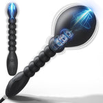 Prostate Massager Anal Toys, Vibrating Anal Beads Inflatable Butt Plug with 10 Vibrations, Male Sex Toys for Men Women, Adult Toys Anal Plug Vibrator Anal Training SM Sex Games, Adult Sex Toys & Games